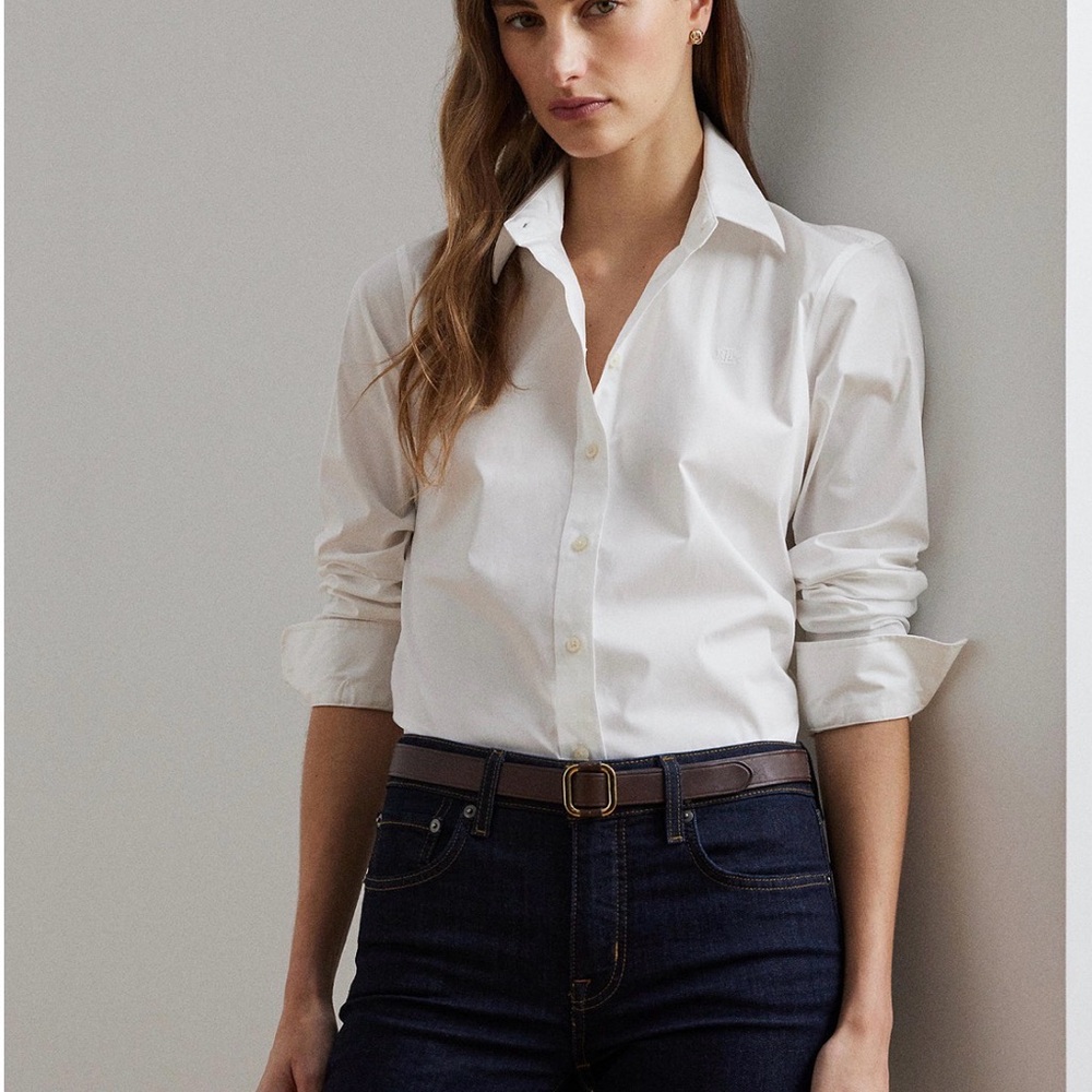 Polo Ralph Lauren White Women's Blouse